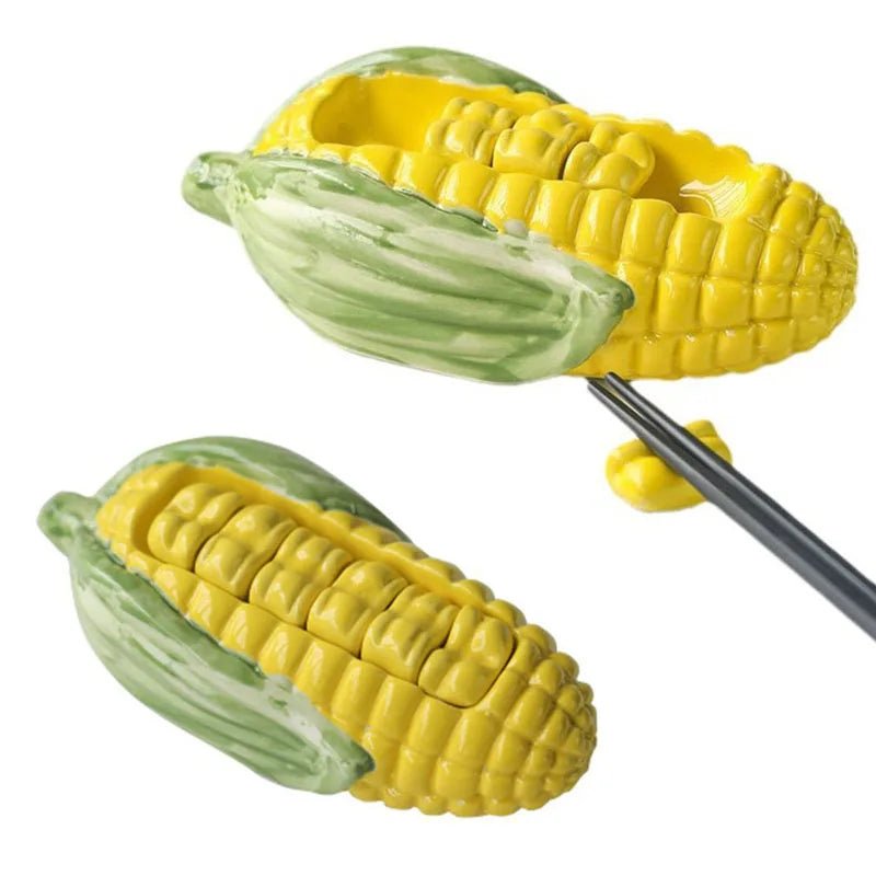 Seven Piece Corn Shape Chopstick Holder - The House Of BLOC