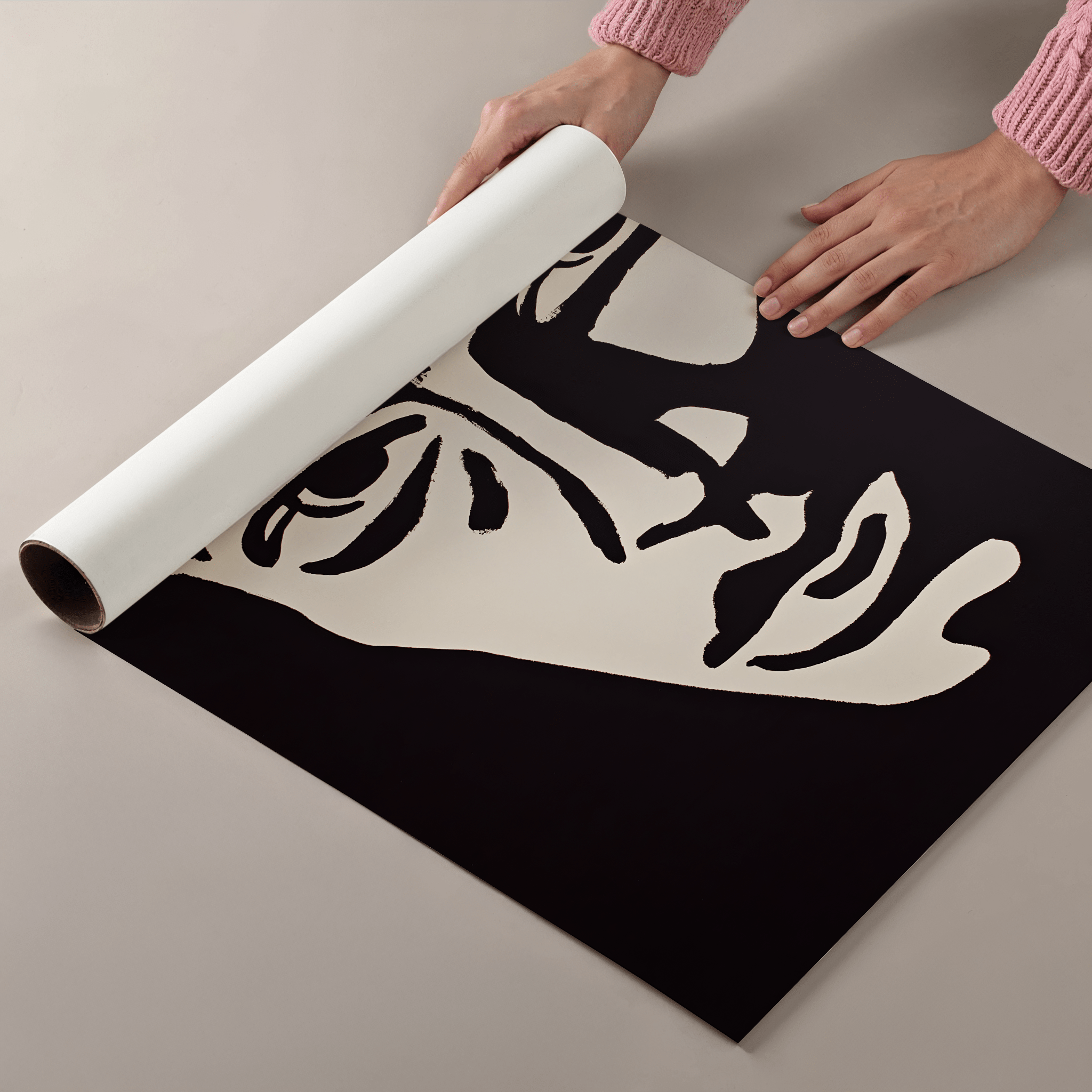 Shadow Lines - Premium Semi - Glossy Poster - The House Of BLOC