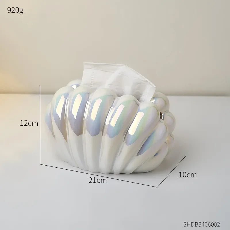 Shell Shaped Tissue Box - The House Of BLOC