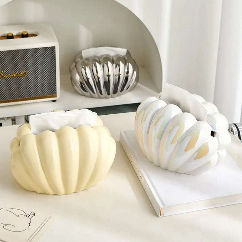 Shell Shaped Tissue Box - The House Of BLOC