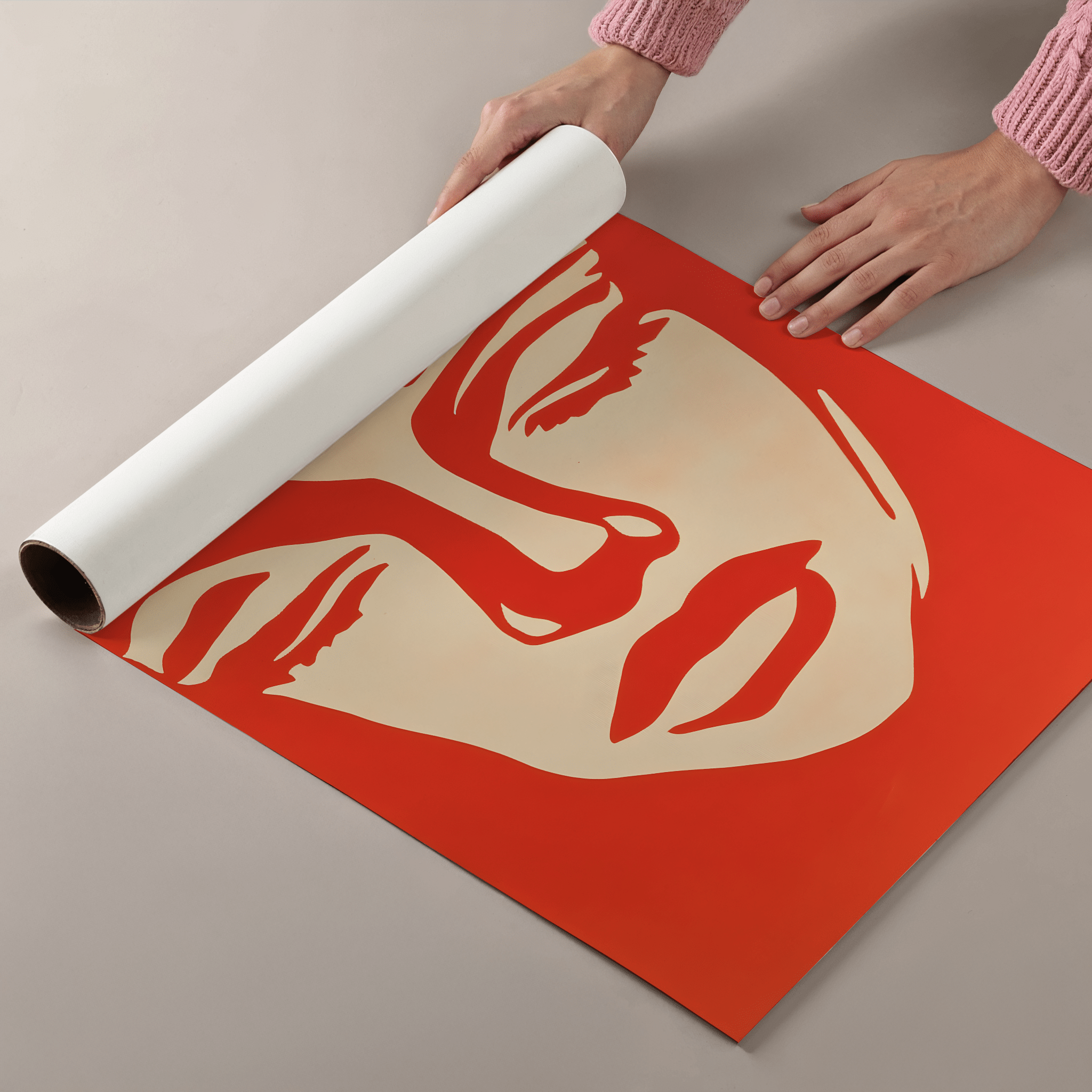 Silent Flame - Premium Semi - Glossy Poster - The House Of BLOC