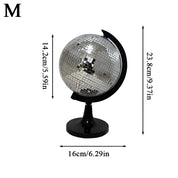 Silver Disco Ball Globe Decoration - The House Of BLOC