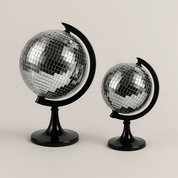Silver Disco Ball Globe Decoration - The House Of BLOC