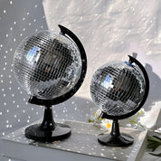 Silver Disco Ball Globe Decoration - The House Of BLOC