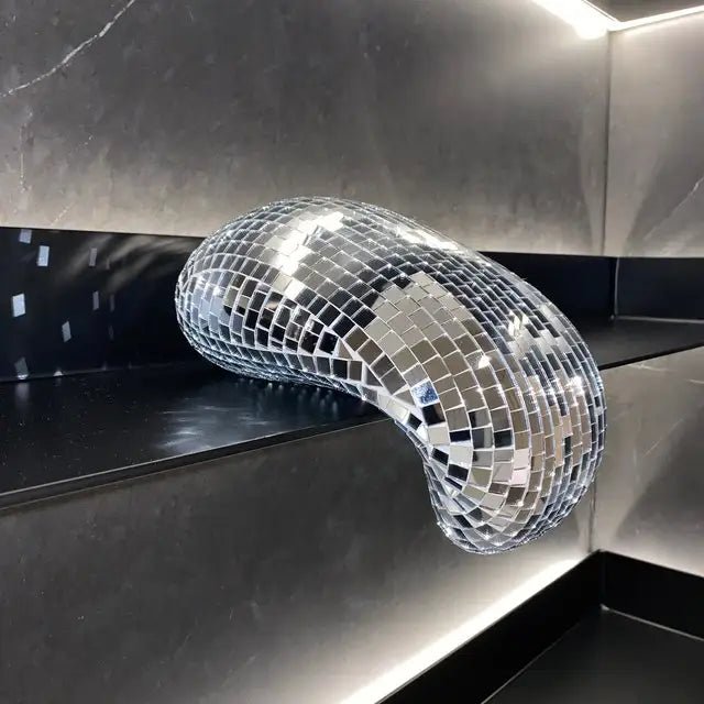 Silver Melting Disco Ball Decoration - The House Of BLOC