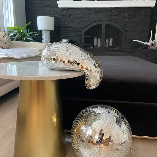 Silver Melting Disco Ball Decoration - The House Of BLOC