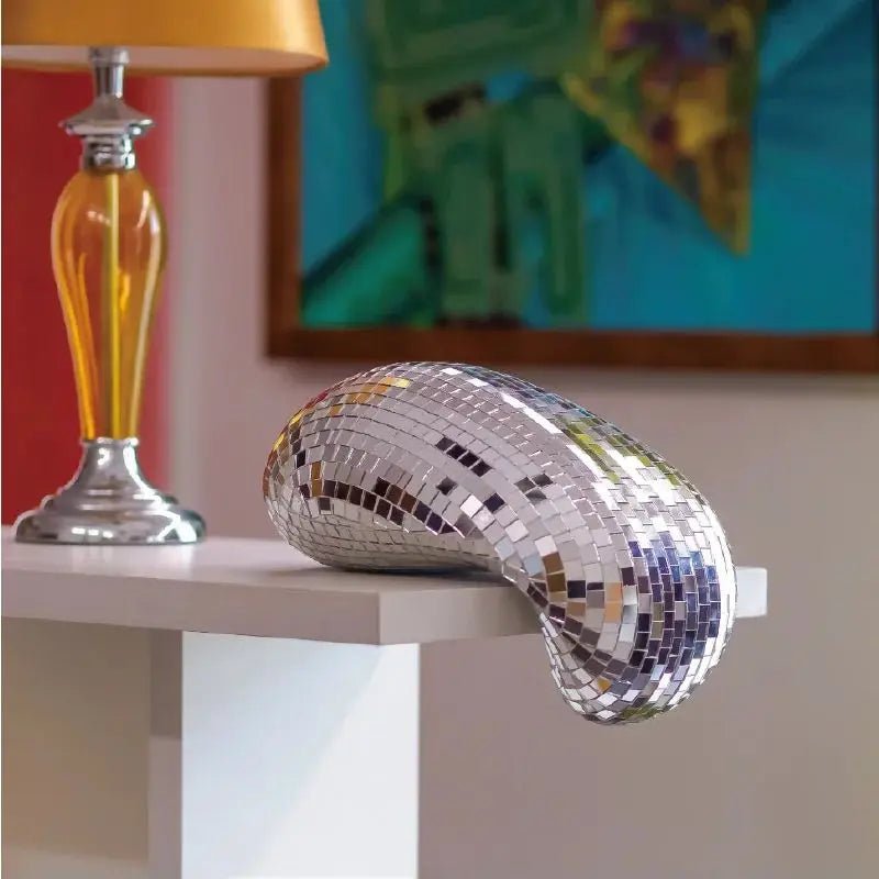 Silver Melting Disco Ball Decoration - The House Of BLOC