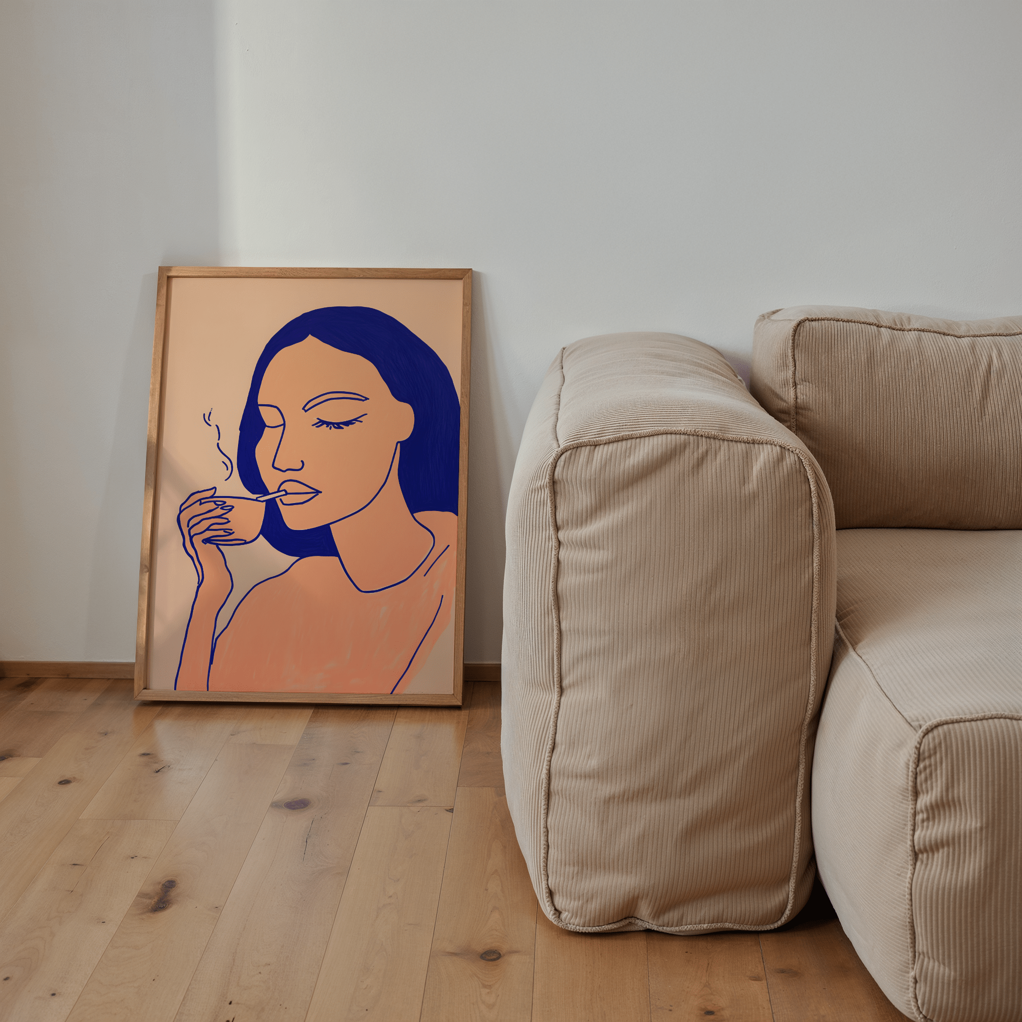 Sip Of Stillness - Premium Semi - Glossy Poster - The House Of BLOC