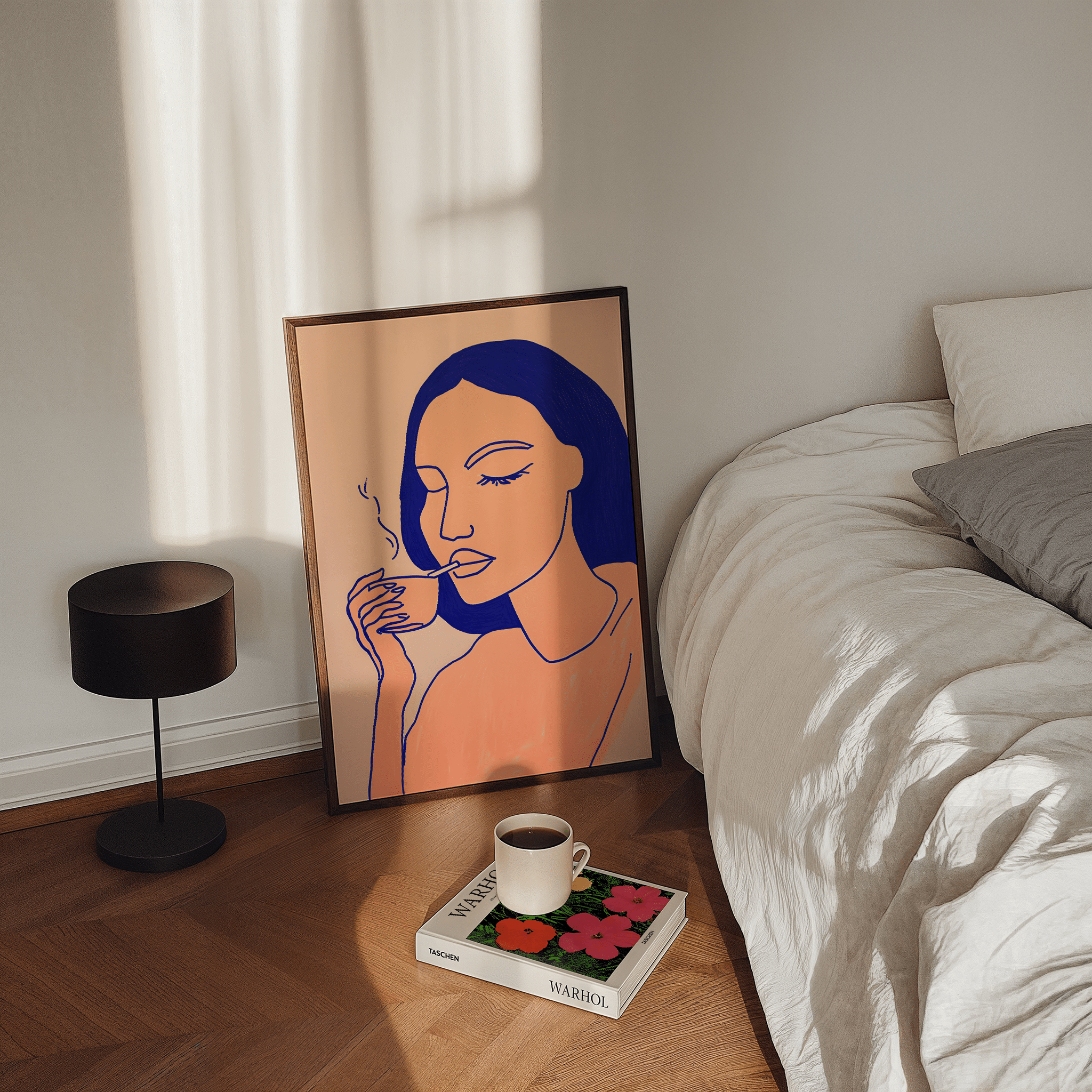 Sip Of Stillness - Premium Semi - Glossy Poster - The House Of BLOC