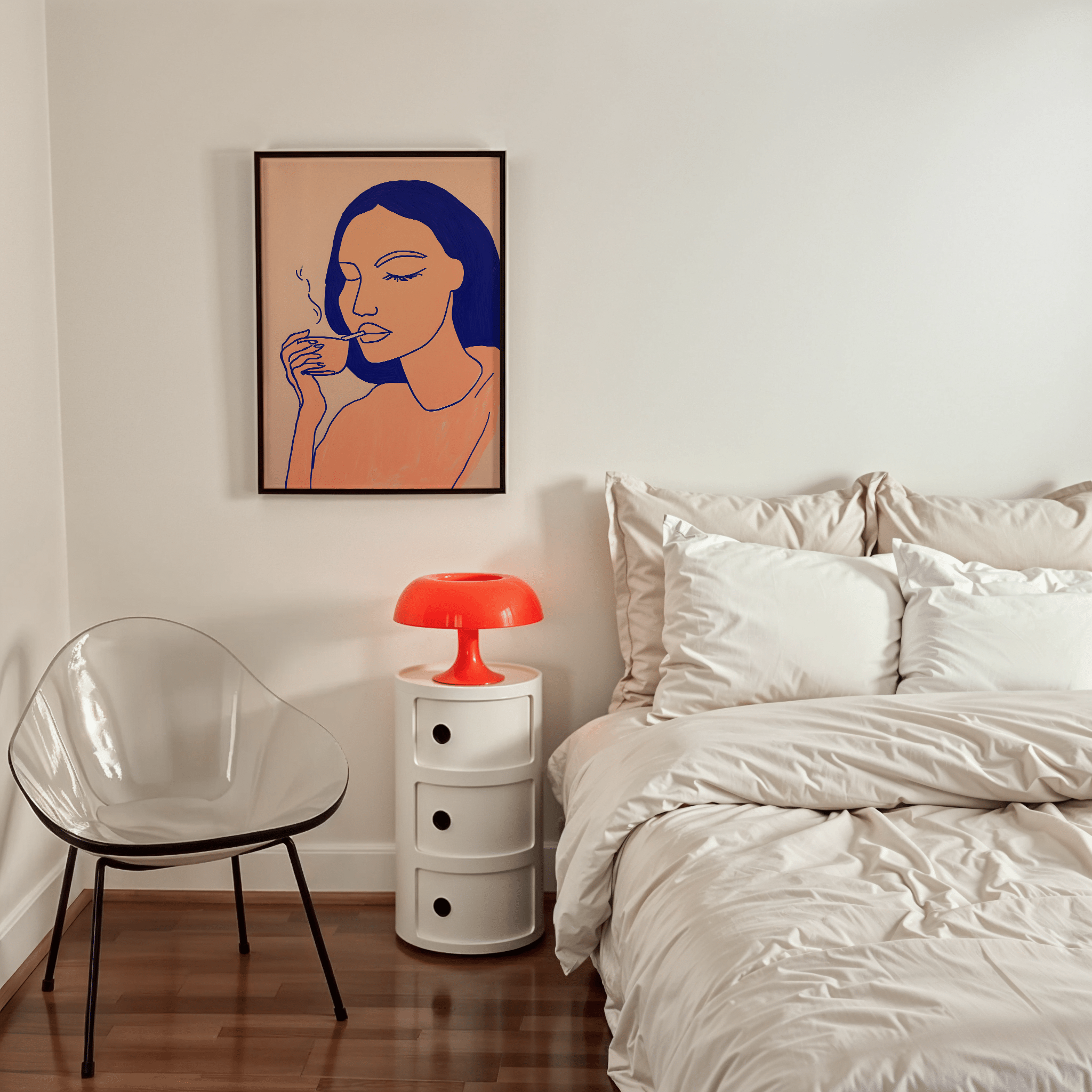 Sip Of Stillness - Premium Semi - Glossy Poster - The House Of BLOC