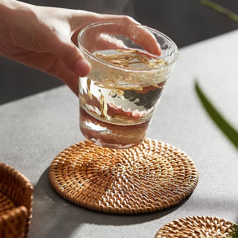 Six Piece Woven Drink Coasters Set - The House Of BLOC