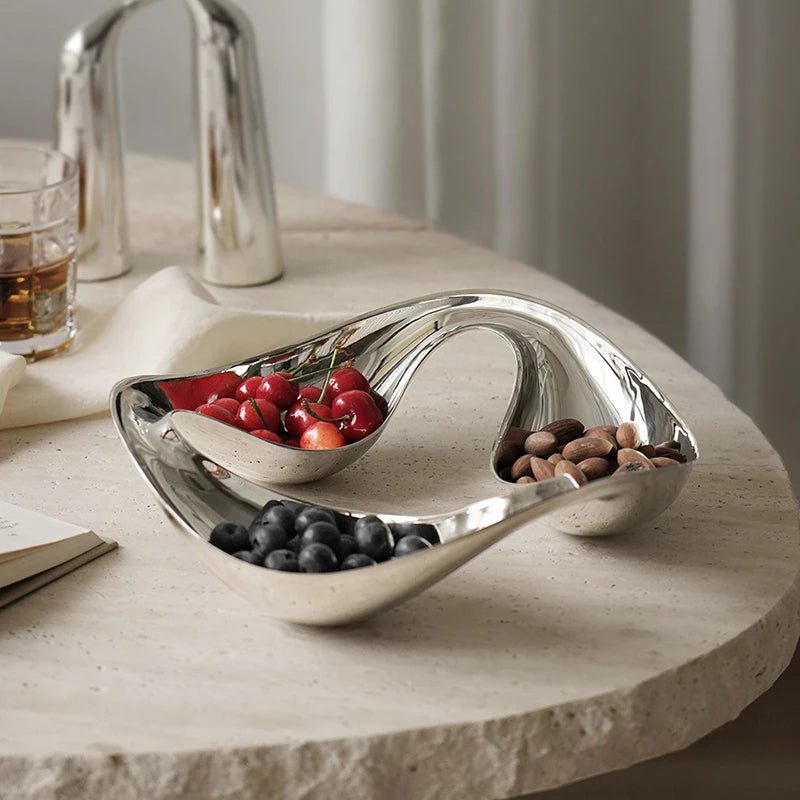 Sleek Stainless Steel Serving Dish - The House Of BLOC