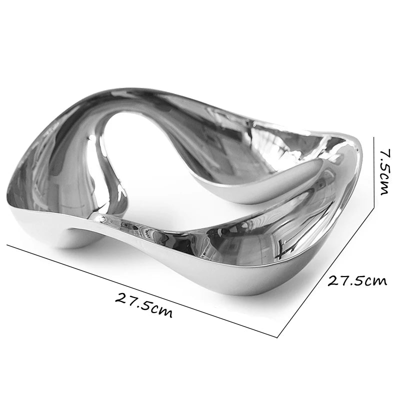 Sleek Stainless Steel Serving Dish - The House Of BLOC