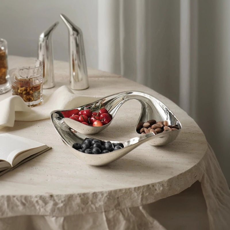 Sleek Stainless Steel Serving Dish - The House Of BLOC