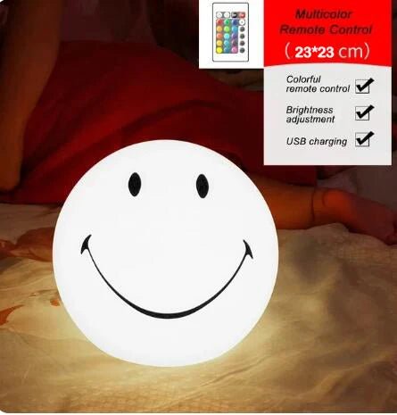 'Smiling Face' Ball Night Light - The House Of BLOC