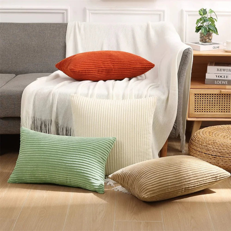 Soft Fluffy Corduroy Cushion Cover - The House Of BLOC