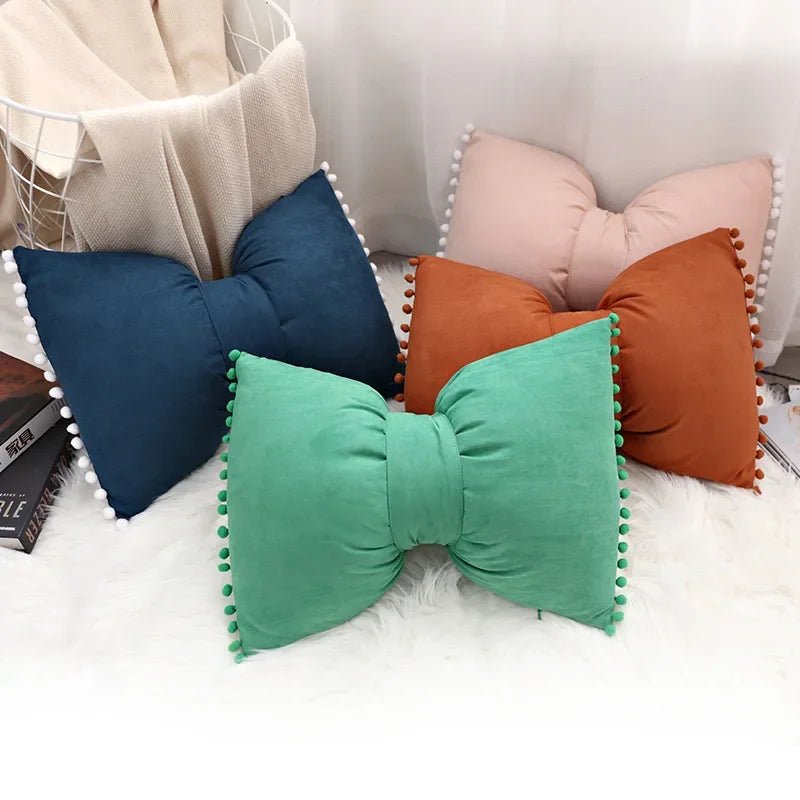 Solid Candy Colour Tasseled Cushion Cover - The House Of BLOC