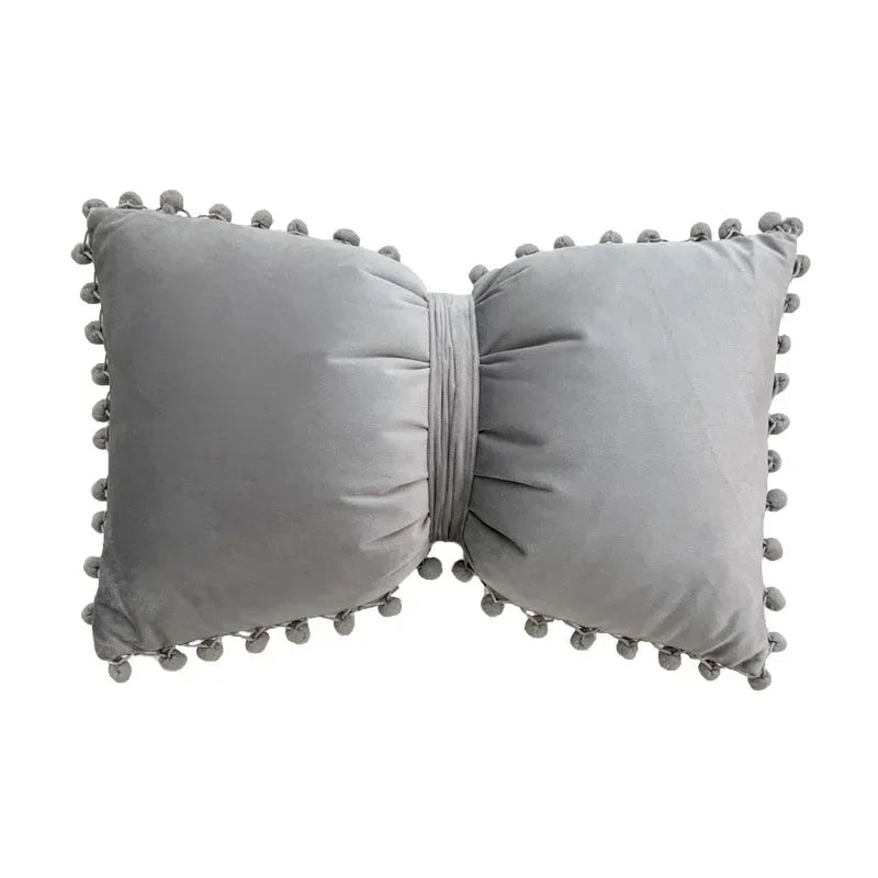 Solid Candy Colour Tasseled Cushion Cover - The House Of BLOC