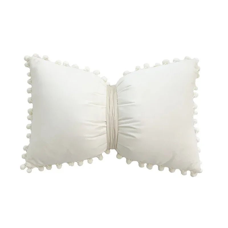 Solid Candy Colour Tasseled Cushion Cover - The House Of BLOC
