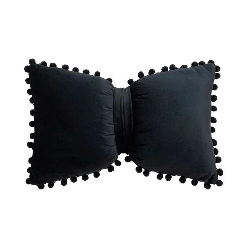 Solid Candy Colour Tasseled Cushion Cover - The House Of BLOC