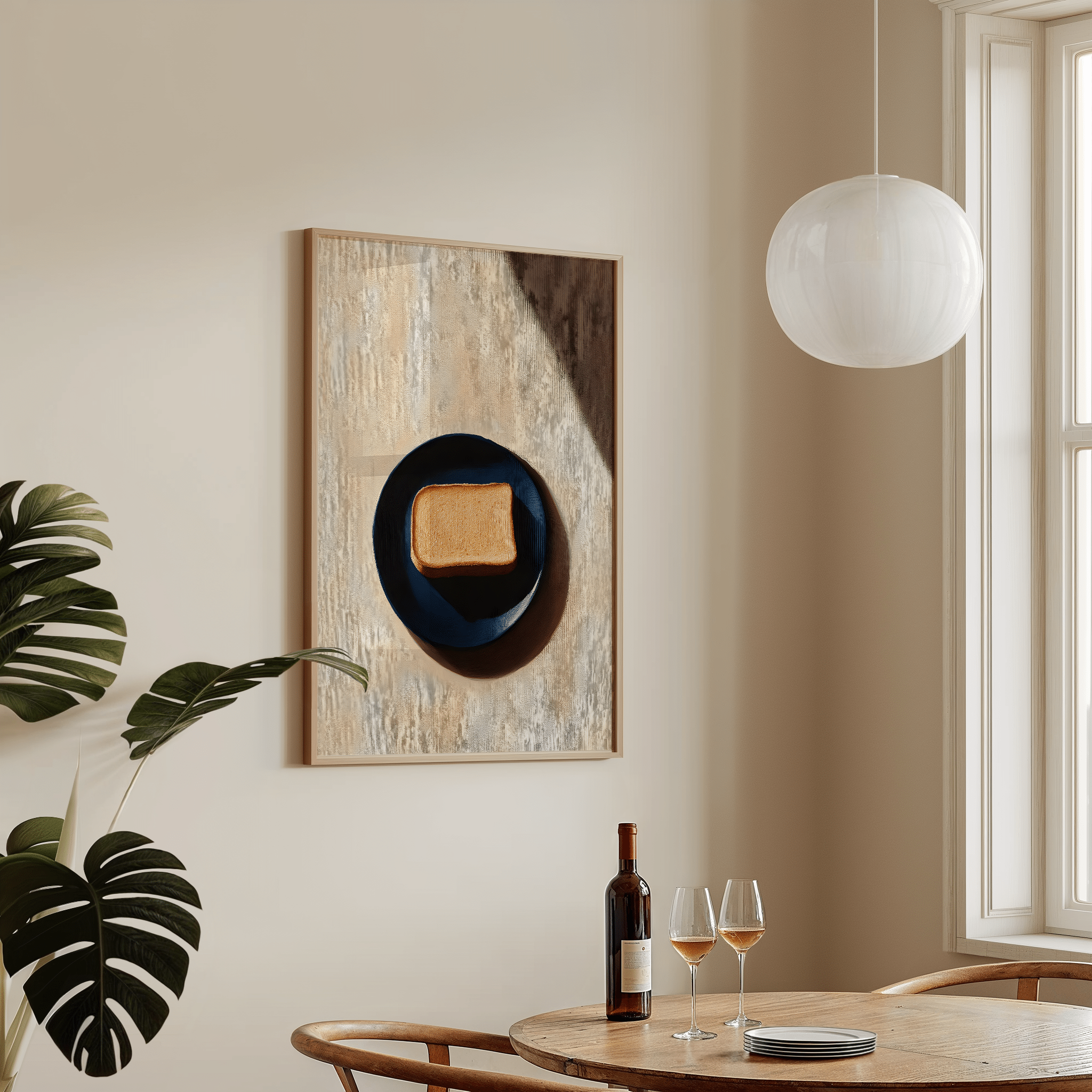 Solitary Slice - Premium Semi - Glossy Poster - The House Of BLOC