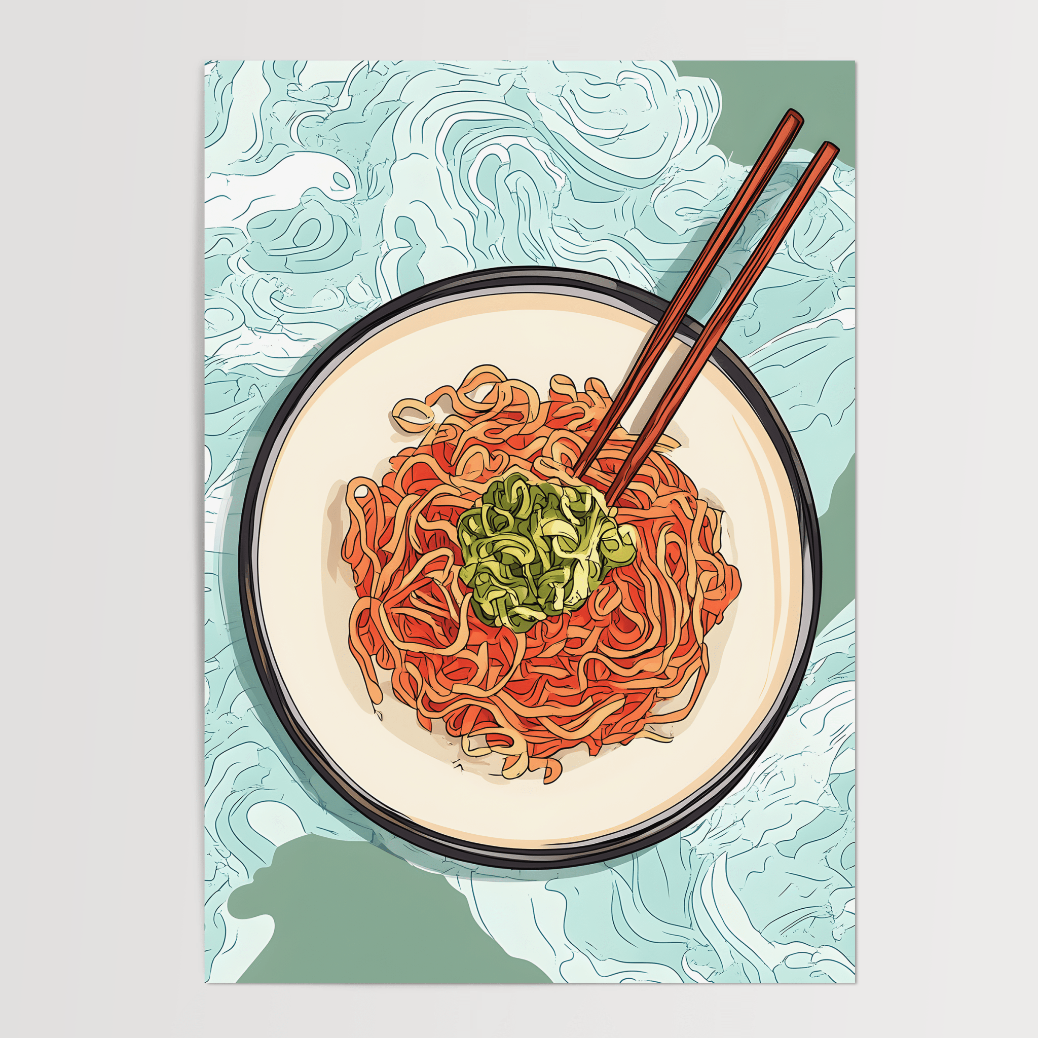 Spice + Spiral - Premium Semi - Glossy Poster - The House Of BLOC