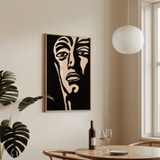 Split Gaze - Premium Semi - Glossy Poster - The House Of BLOC