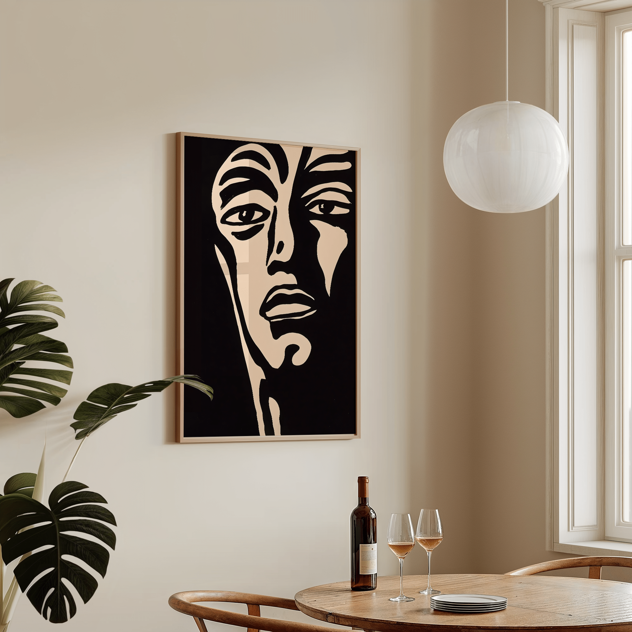 Split Gaze - Premium Semi - Glossy Poster - The House Of BLOC