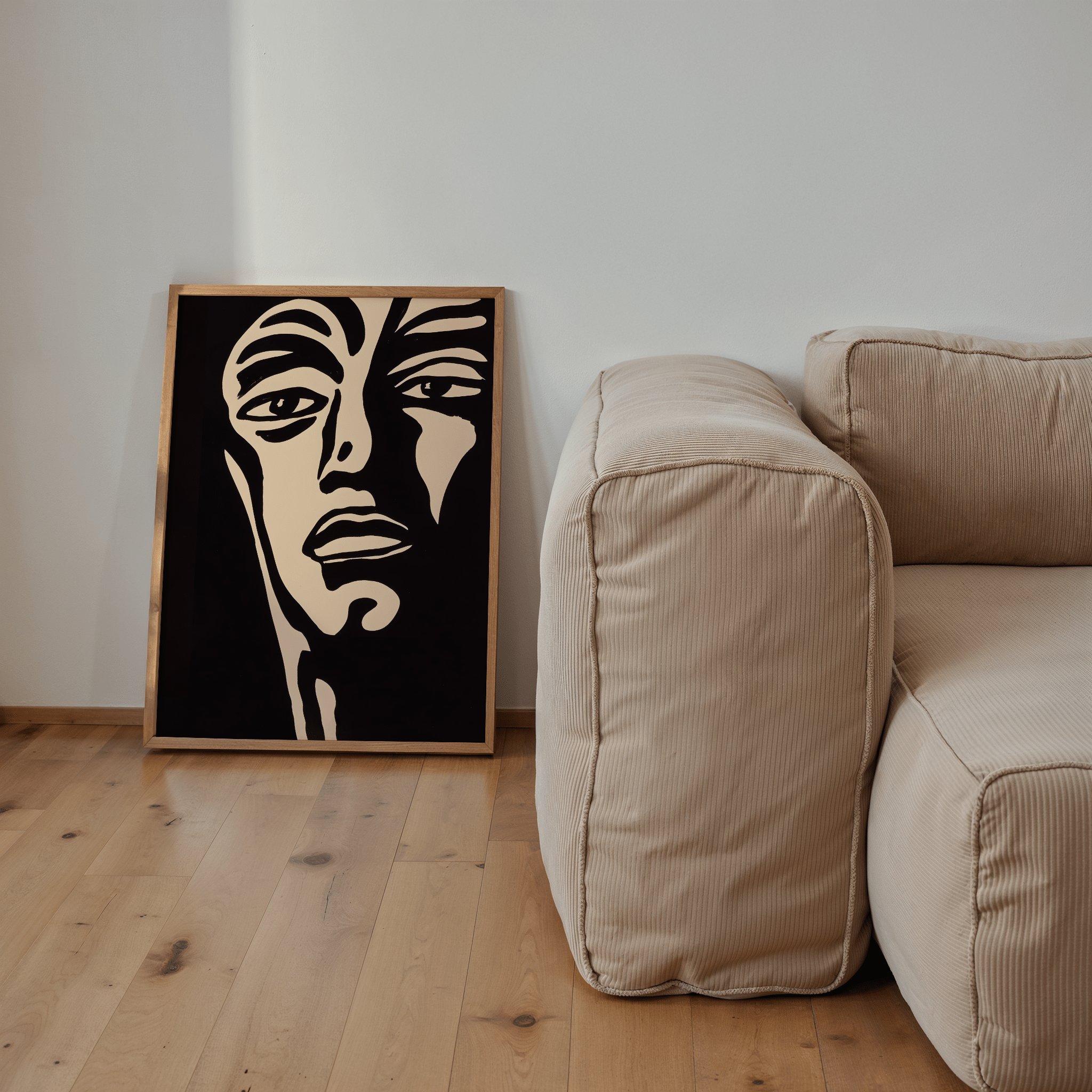 Split Gaze - Premium Semi - Glossy Poster - The House Of BLOC