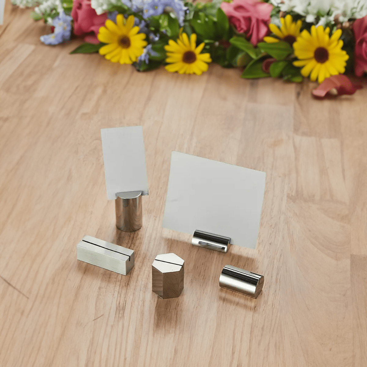 Stainless Steel Name Place Card Holder - The House Of BLOC