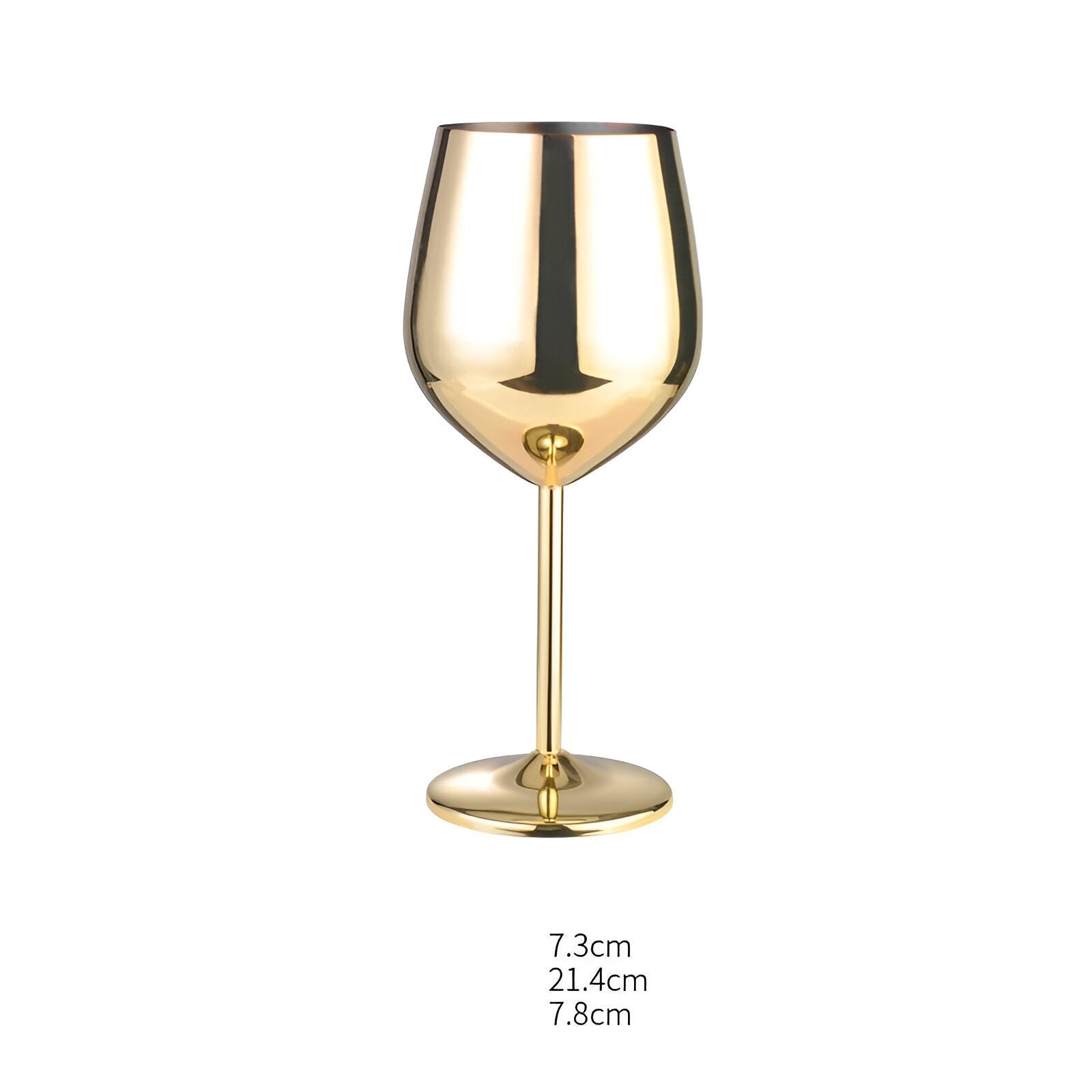 Stainless Steel Plated Wine Goblet - The House Of BLOC