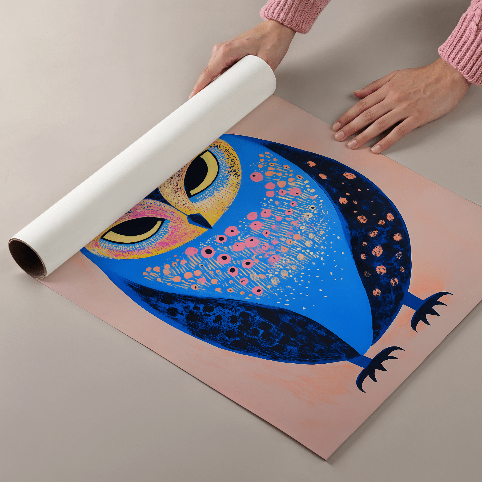 Starlit Sage - Premium Semi - Glossy Poster - The House Of BLOC