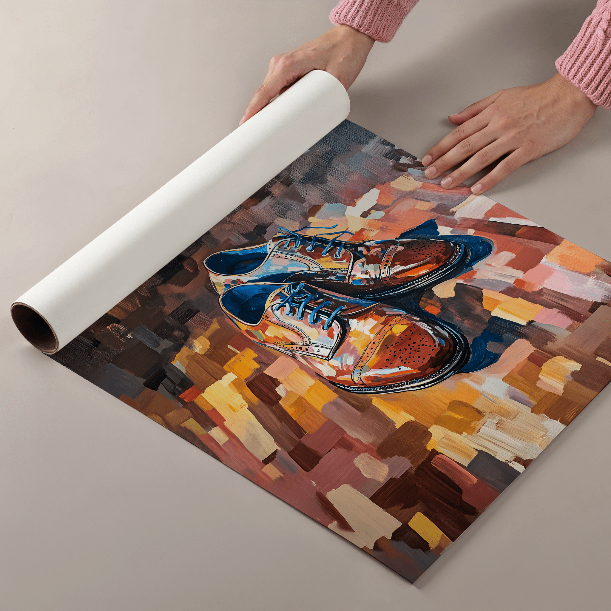Steps Of Style - Premium Semi - Glossy Poster - The House Of BLOC