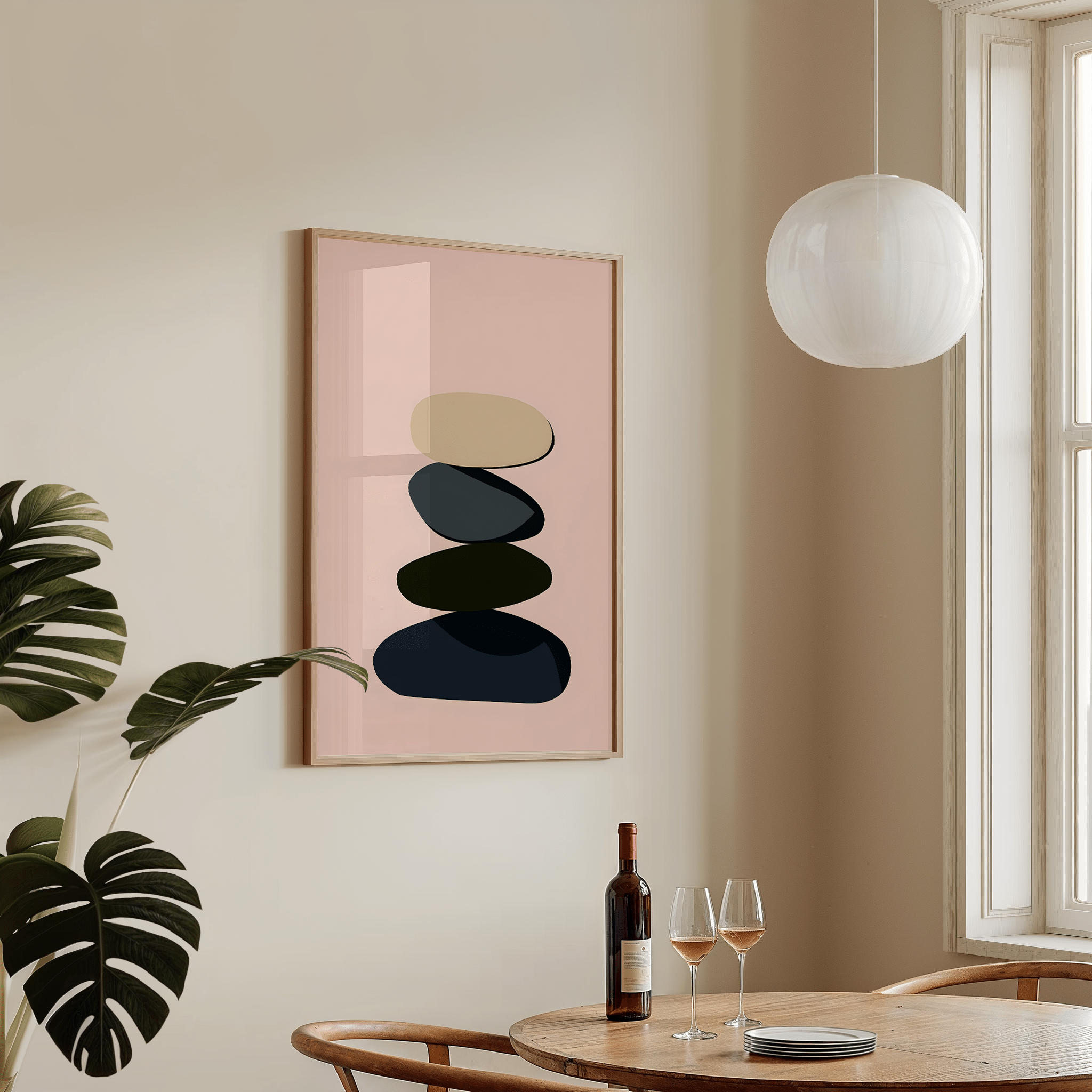 Stillness In Layers - Premium Semi - Glossy Poster - The House Of BLOC