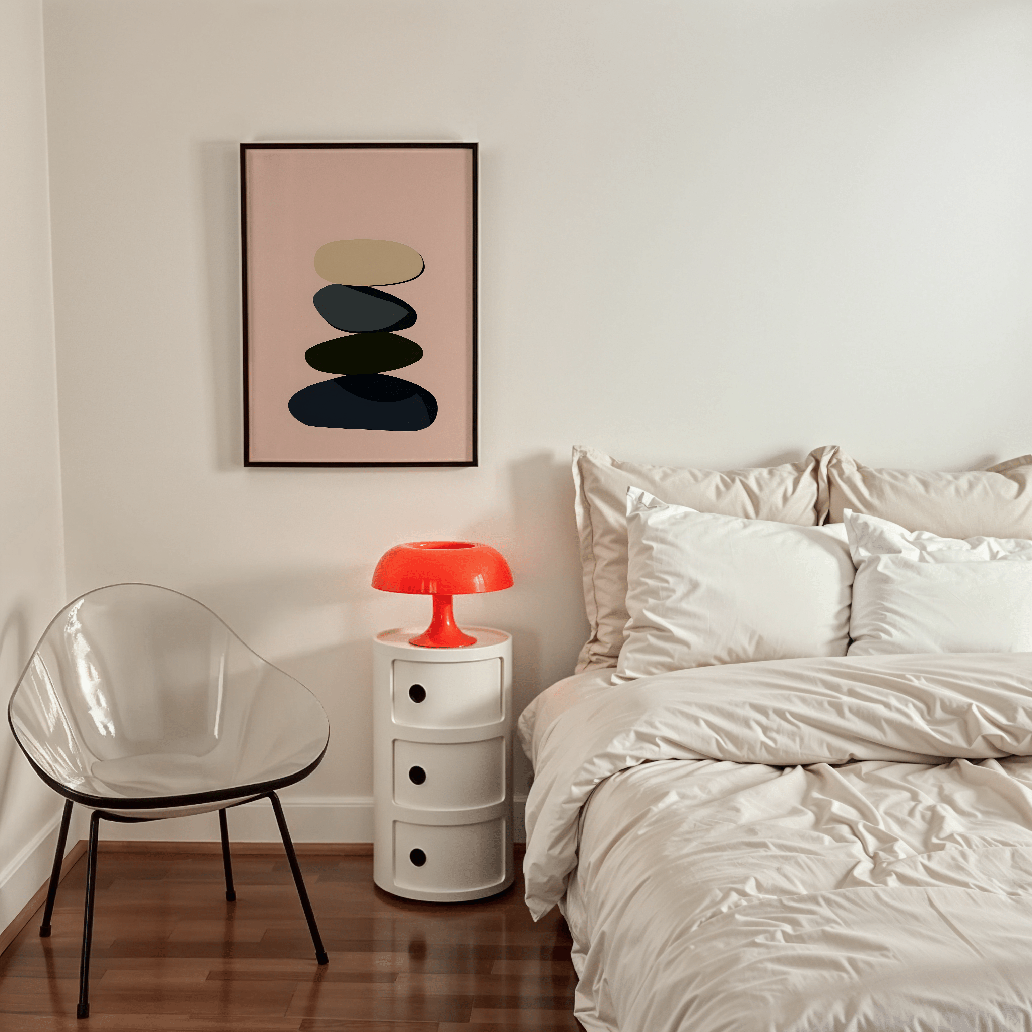 Stillness In Layers - Premium Semi - Glossy Poster - The House Of BLOC