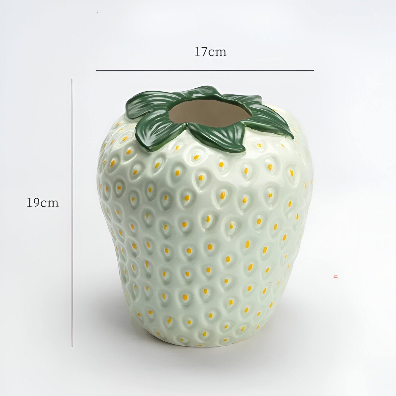 Strawberry Ceramic Flower Vase - The House Of BLOC