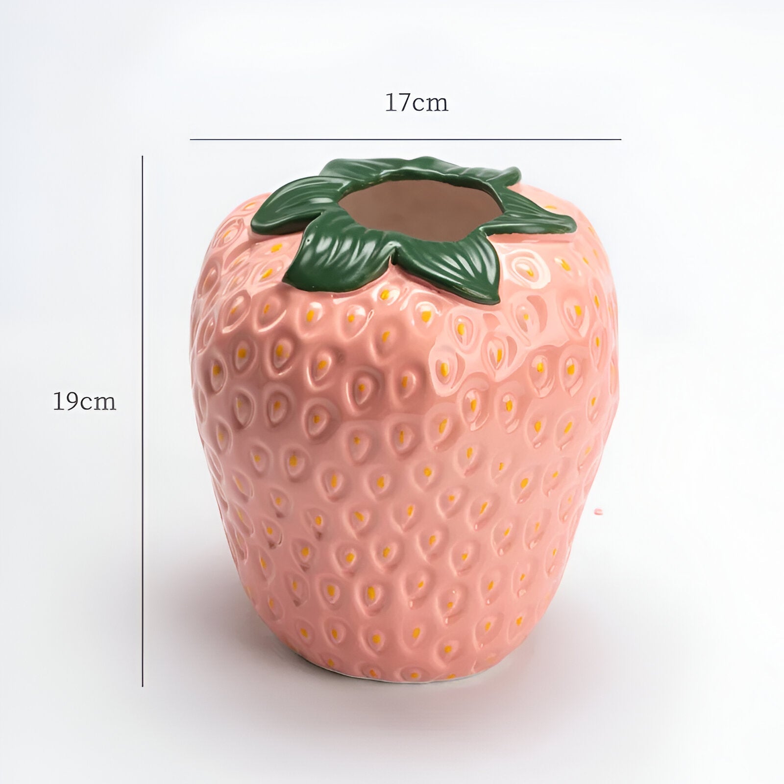 Strawberry Ceramic Flower Vase - The House Of BLOC