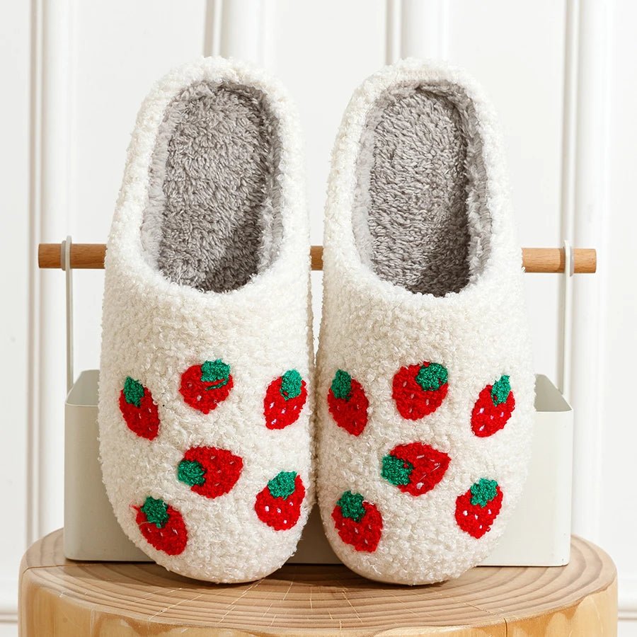 Strawberry + Lemon Home Slippers - The House Of BLOC