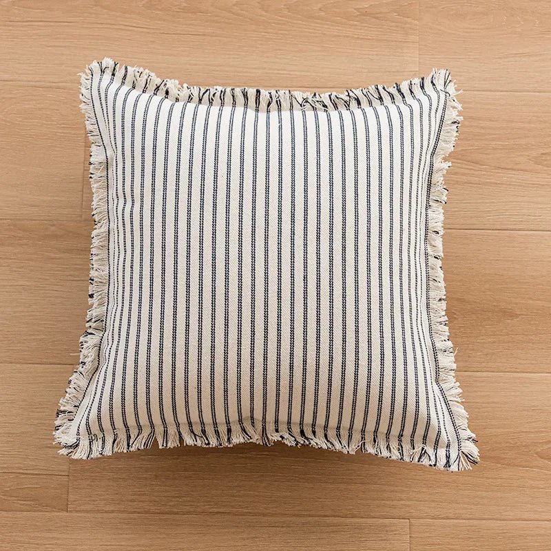 Striped Jacquard Cushion Cover - The House Of BLOC