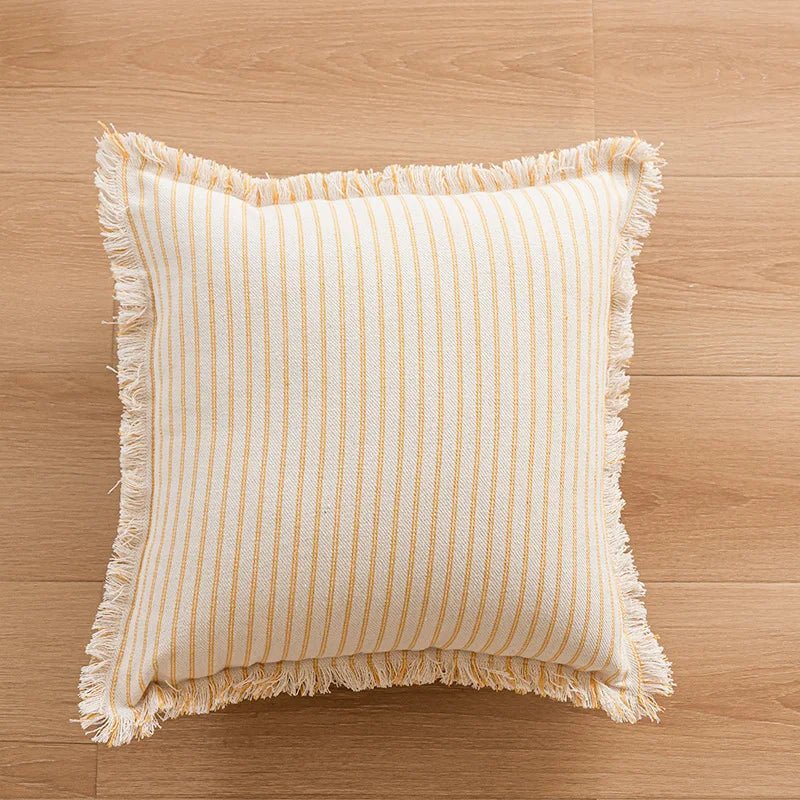 Striped Jacquard Cushion Cover - The House Of BLOC