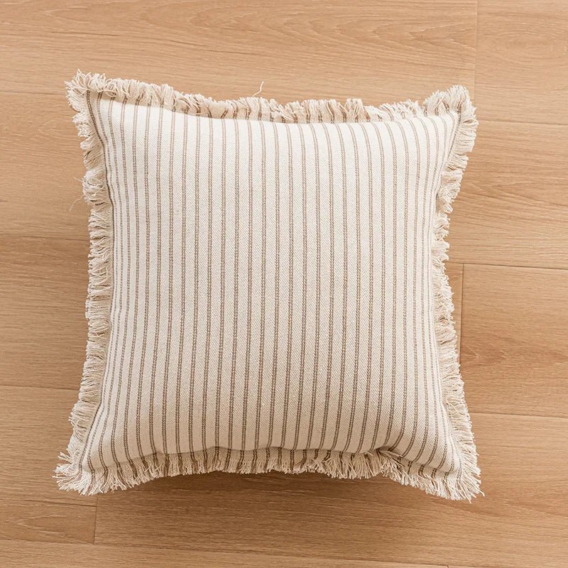 Striped Jacquard Cushion Cover - The House Of BLOC