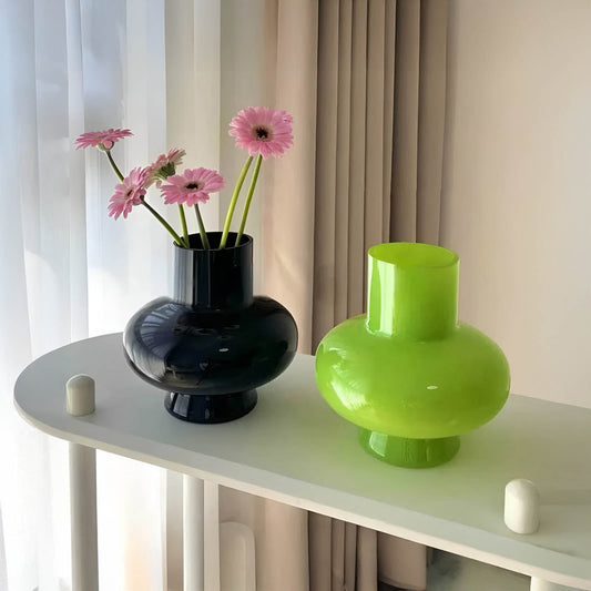 Subtle Rounded Glass Vase - The House Of BLOC