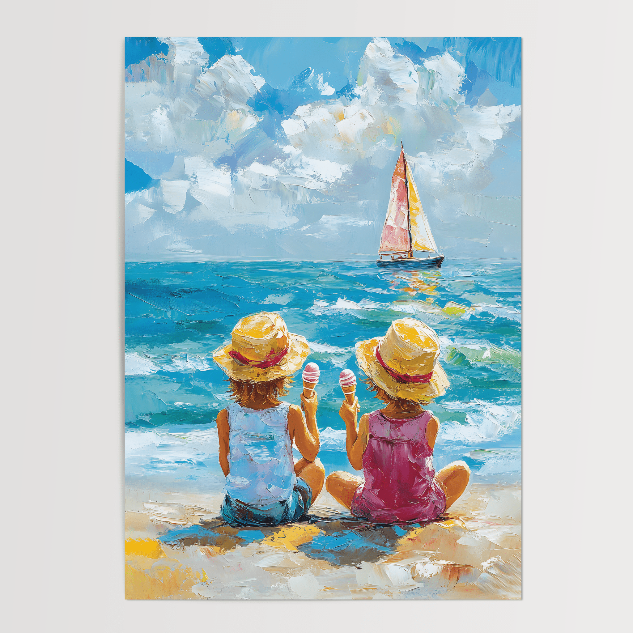 Summer's Sweet Escape - Premium Semi - Glossy Poster - The House Of BLOC
