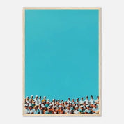 Tennis Crowd - Premium Semi - Glossy Poster - Mounted Framed Poster - The House Of BLOC