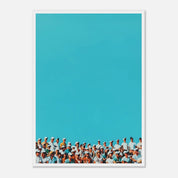 Tennis Crowd - Premium Semi - Glossy Poster - Mounted Framed Poster - The House Of BLOC