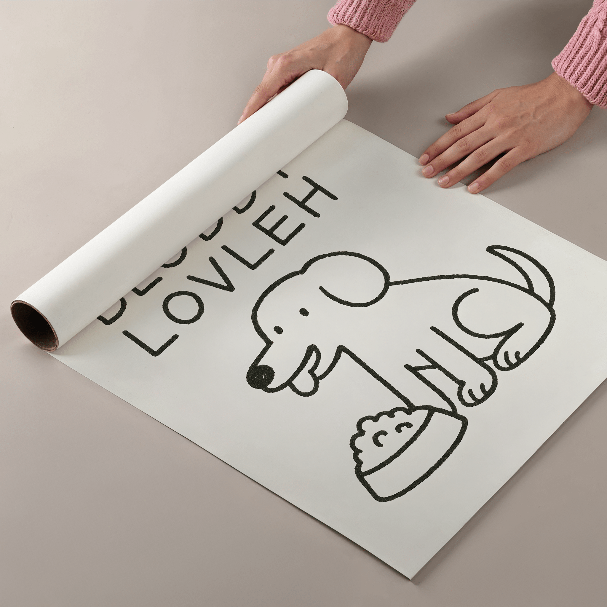That Is Bloddy Lovleh Animal Slogan Poster - Premium Semi - Glossy Poster - Mounted Framed Poster - The House Of BLOC