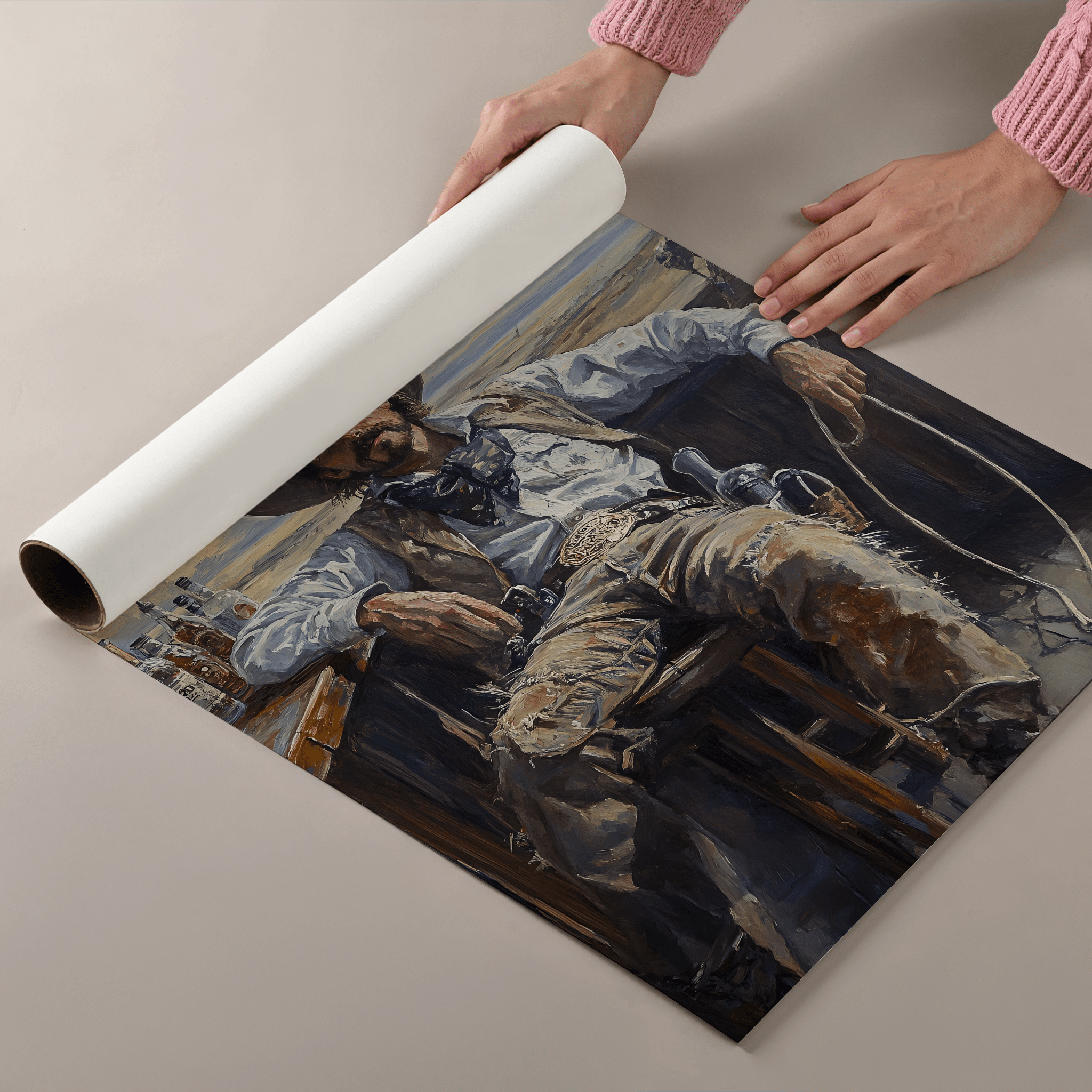 The Last Roundup - Premium Semi - Glossy Poster - The House Of BLOC