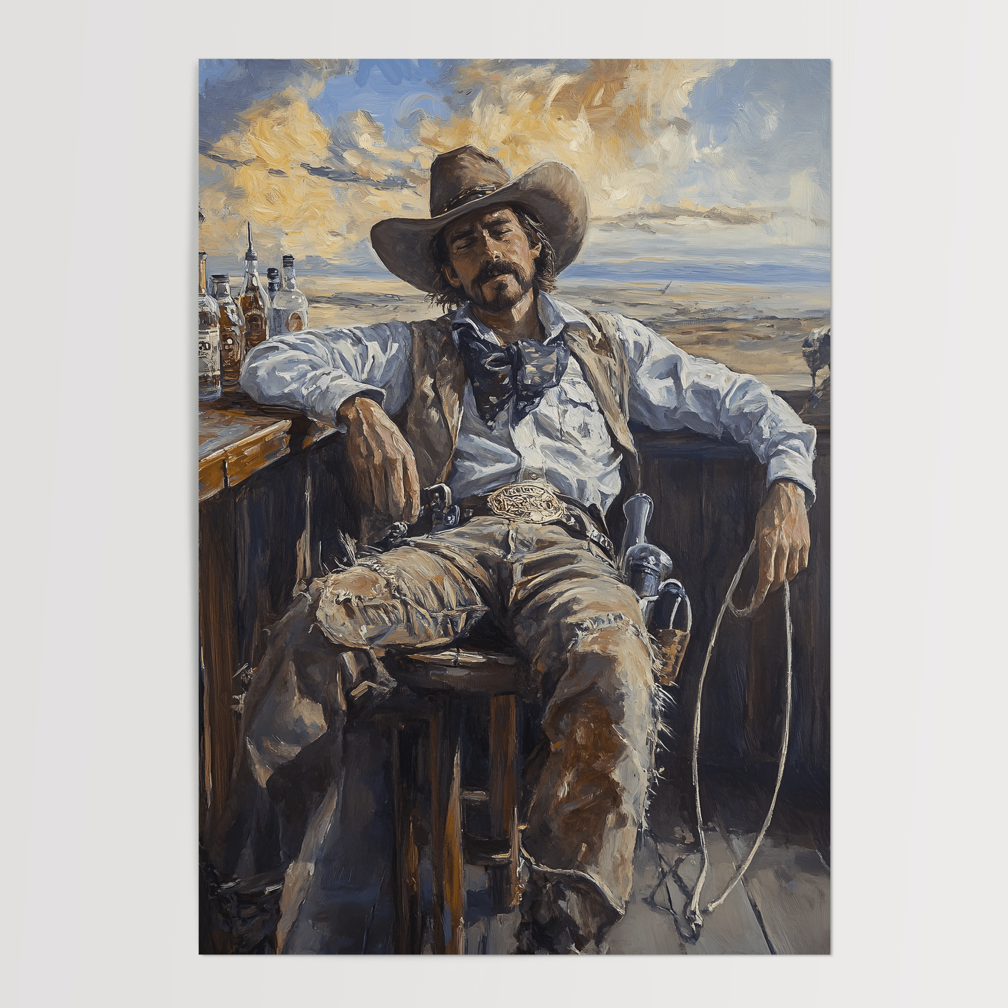 The Last Roundup - Premium Semi - Glossy Poster - The House Of BLOC