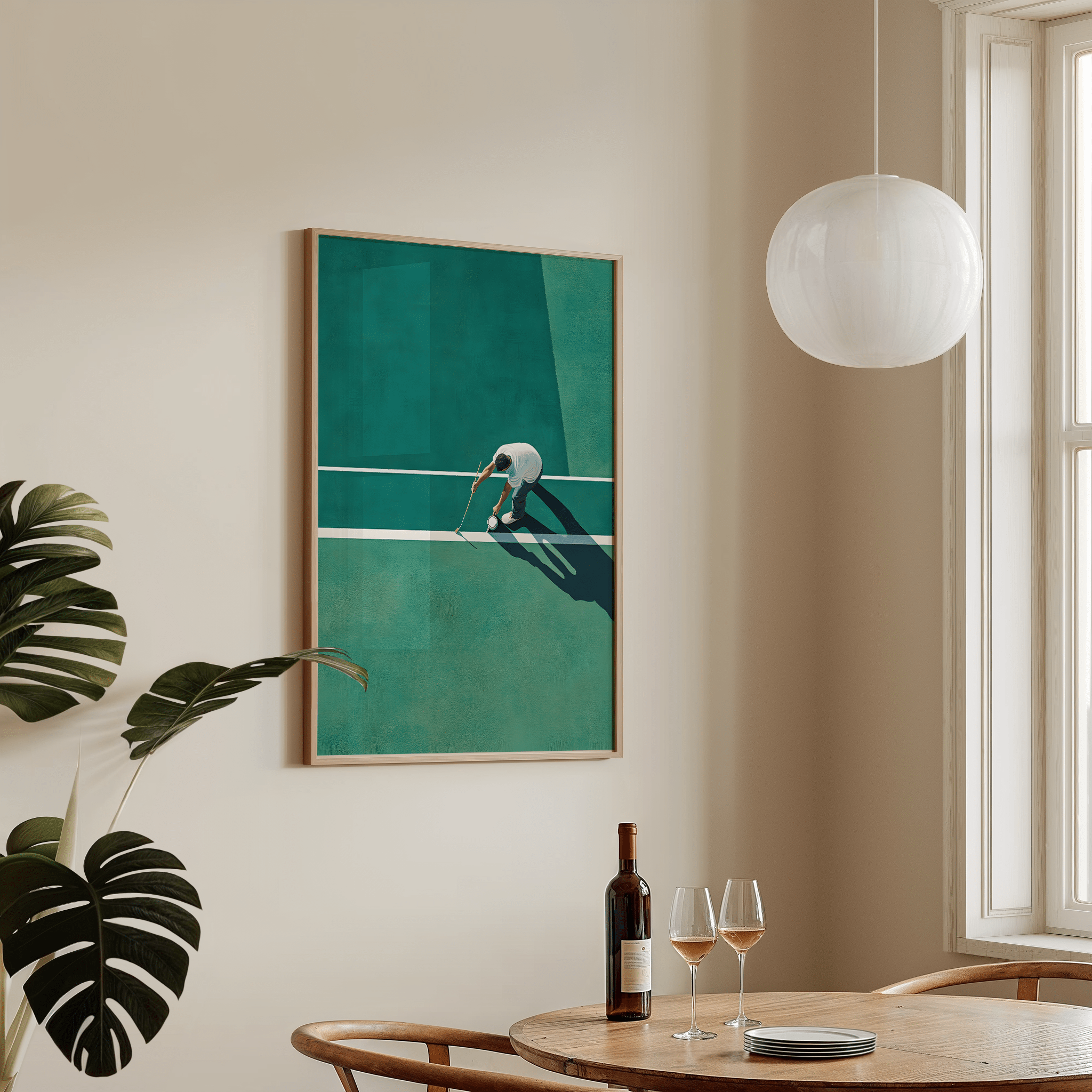 The Line Maker - Premium Semi - Glossy Poster - The House Of BLOC