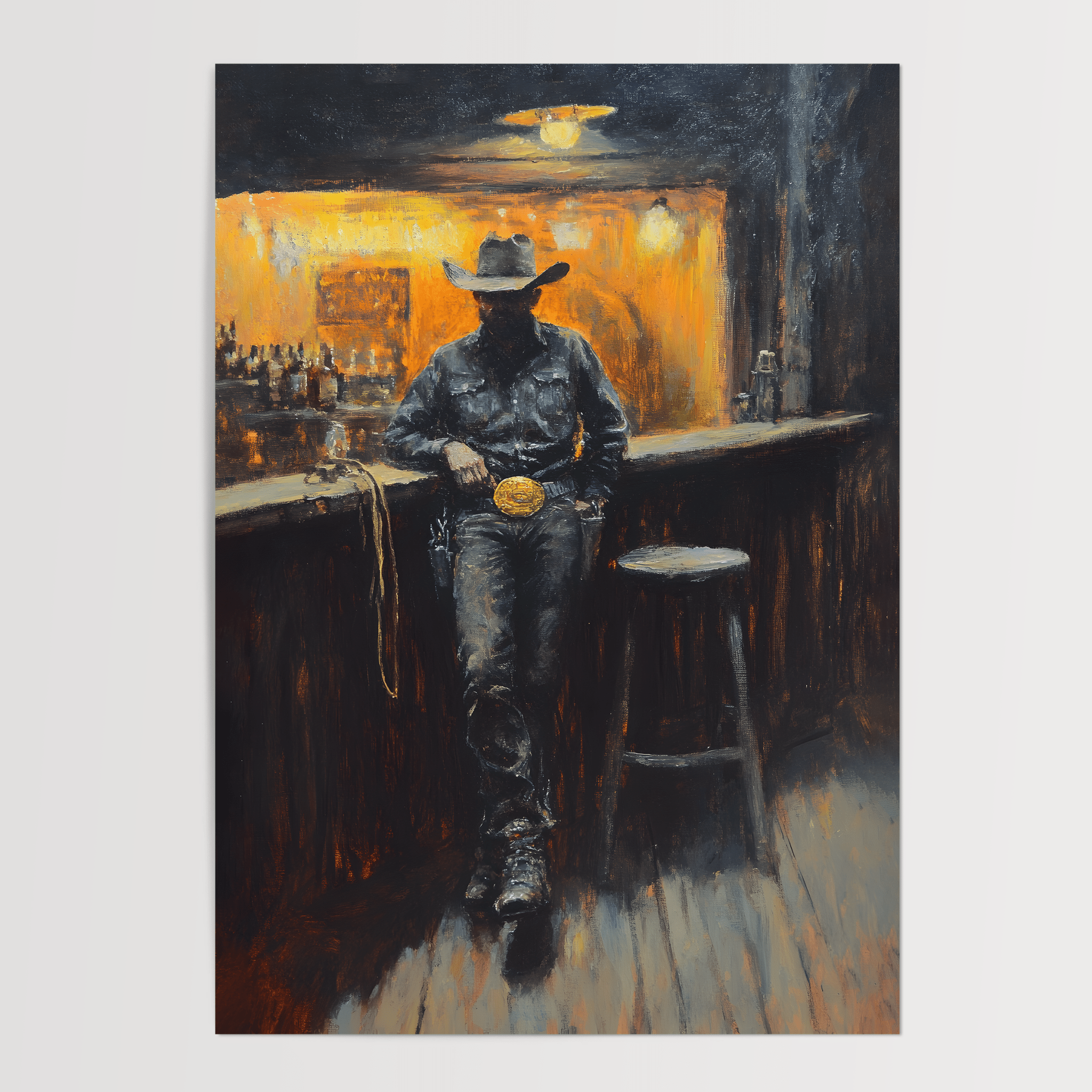 The Quiet Outlaw - Premium Semi - Glossy Poster - The House Of BLOC